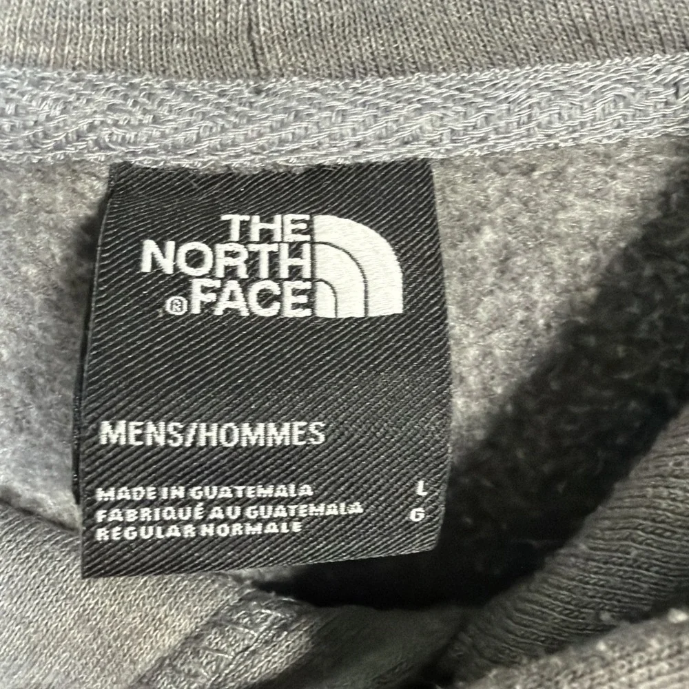 The North Face‎ Mens Hoodie Gray Never Stop Exploring Graphic Pullover Size L